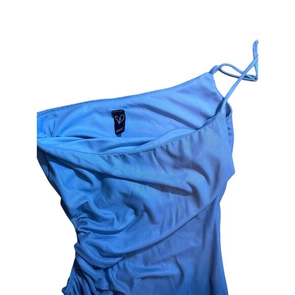 Special Stunner One-Shoulder Cutout Ombre Maxi Dress SZ S - Picture 2 of 2